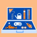 Icon für das Modul „Gesund bleiben“