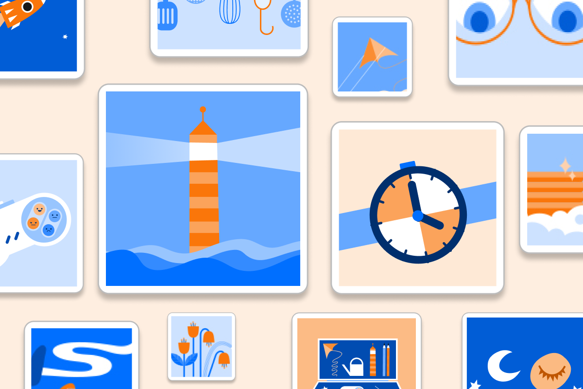 Übersicht der Icons für die 12 Module der DiGA ORIKO®